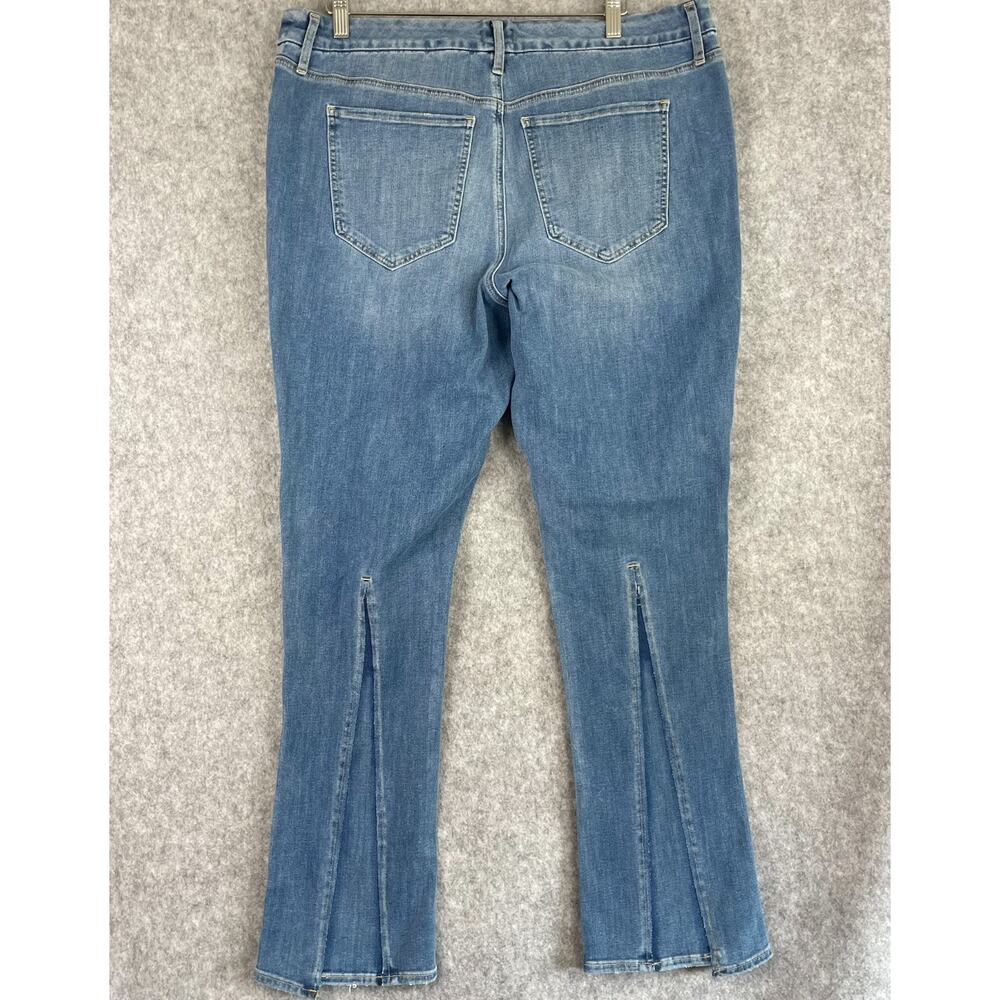 Express Skyscraper Mid Rise Jeans Womens XL Flexx Hyper Stretch Festival NWT